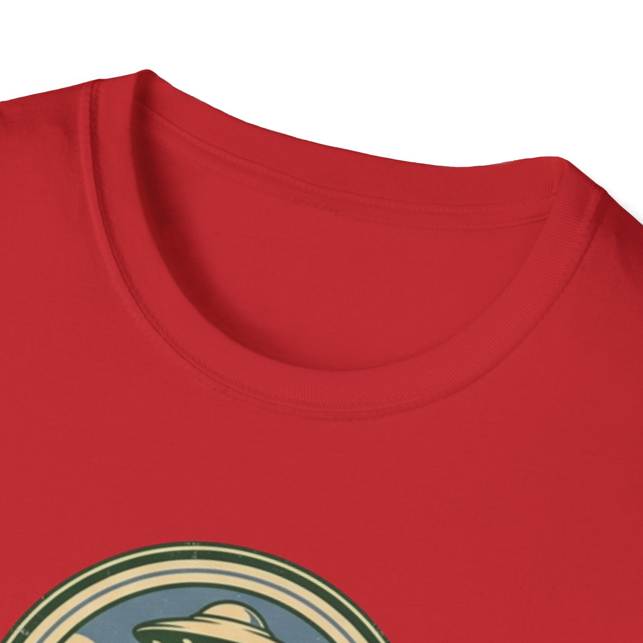 Aliens Prefer Our Campfire Spots T-Shirt | UFO Camping Badge Graphic