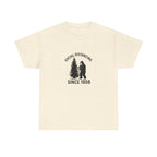 Bigfoot Social Distancing Since 1958 Tee | Sasquatch Forest Graphic Shirt