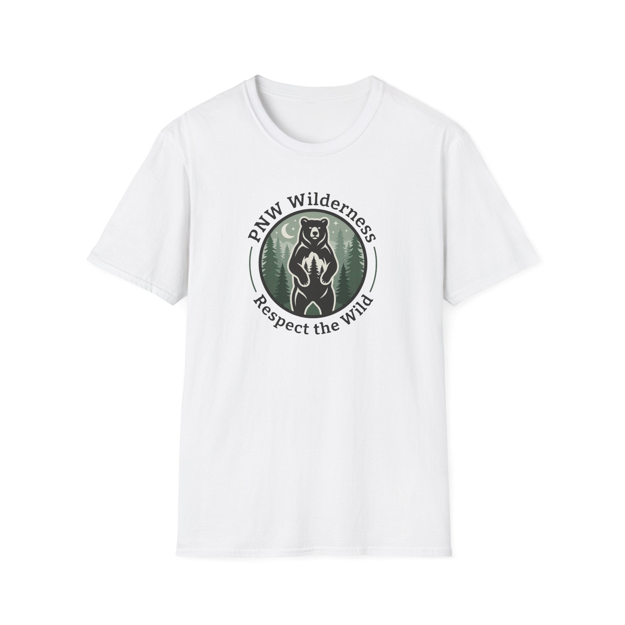 PNW Wilderness Bear Emblem T-Shirt | Respect the Wild