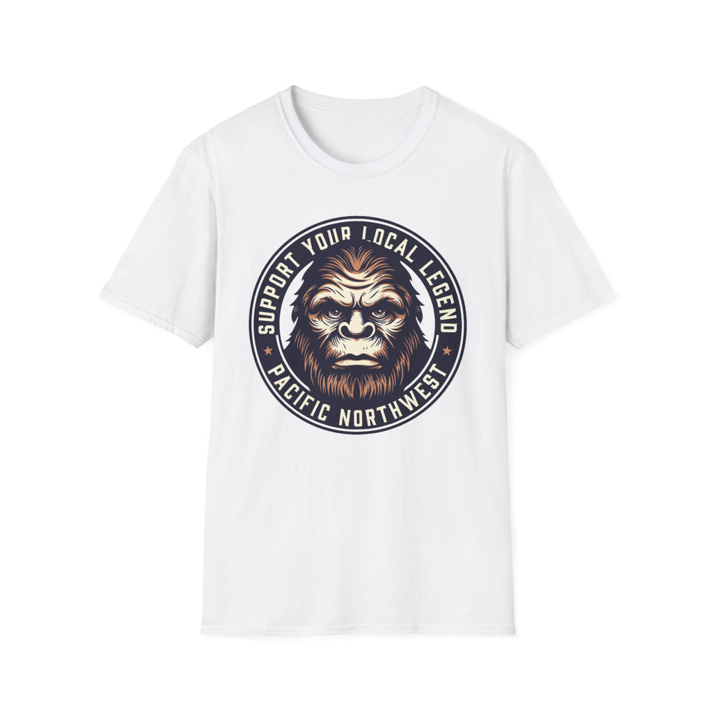 Support Your Local Legend Bigfoot T-Shirt | Pacific Northwest Sasquatch Tee
