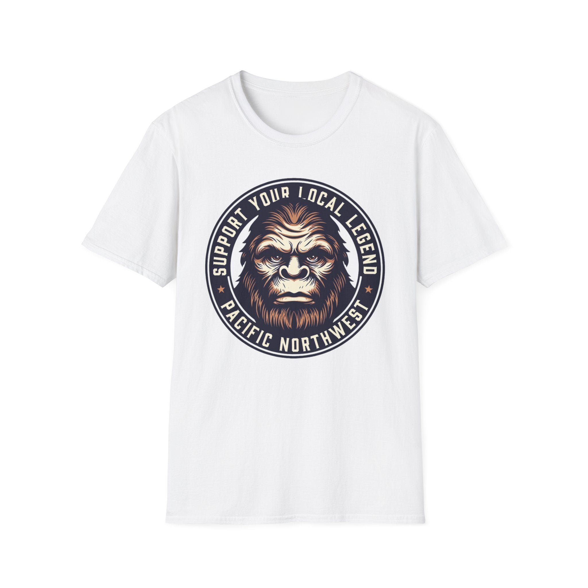 Support Your Local Legend Bigfoot T-Shirt | Pacific Northwest Sasquatch Tee