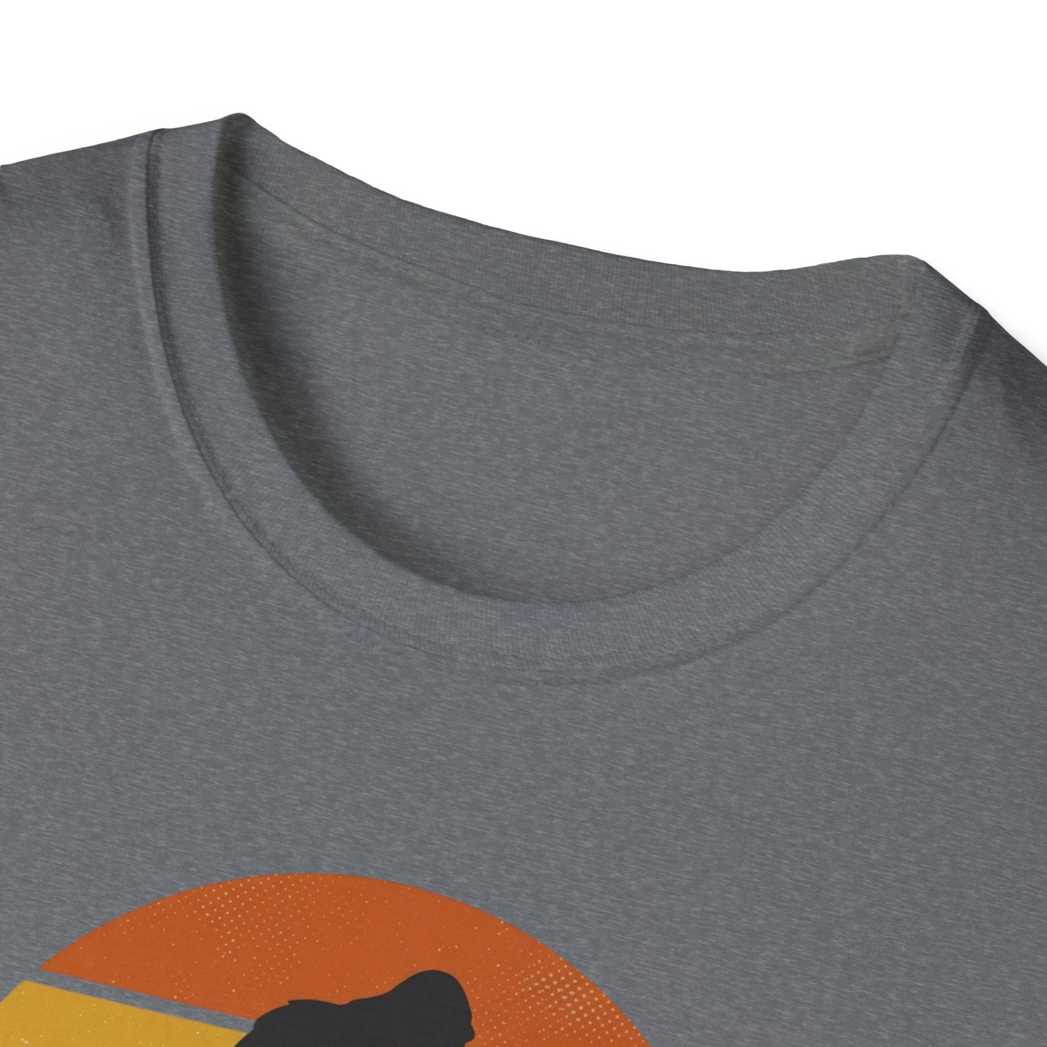 Bigfoot Silhouette Sunset T-Shirt | Retro Sasquatch Design