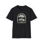 Mountain Lake Vista T-Shirt | Retro Scenic Nature Tee