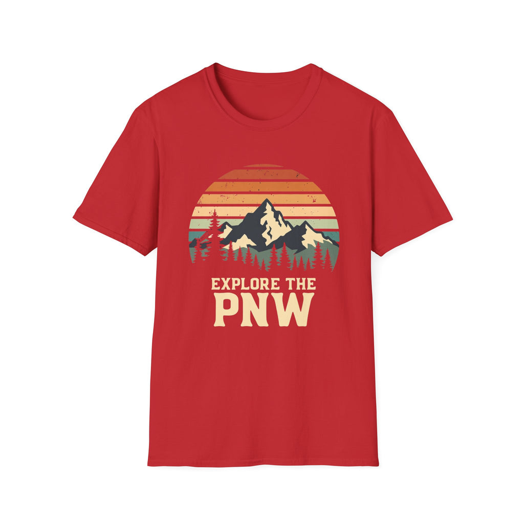 Explore the PNW T-Shirt | Mountain Sunset, Camping, Northwest Adventure