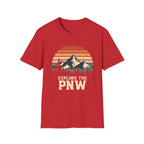 Explore the PNW T-Shirt | Mountain Sunset, Camping, Northwest Adventure