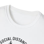 Social Distancing Since 1958 T-Shirt | Bigfoot Sasquatch Graphic