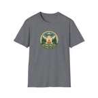 Aliens Prefer Our Campfire Spots T-Shirt | UFO Camping Badge Graphic