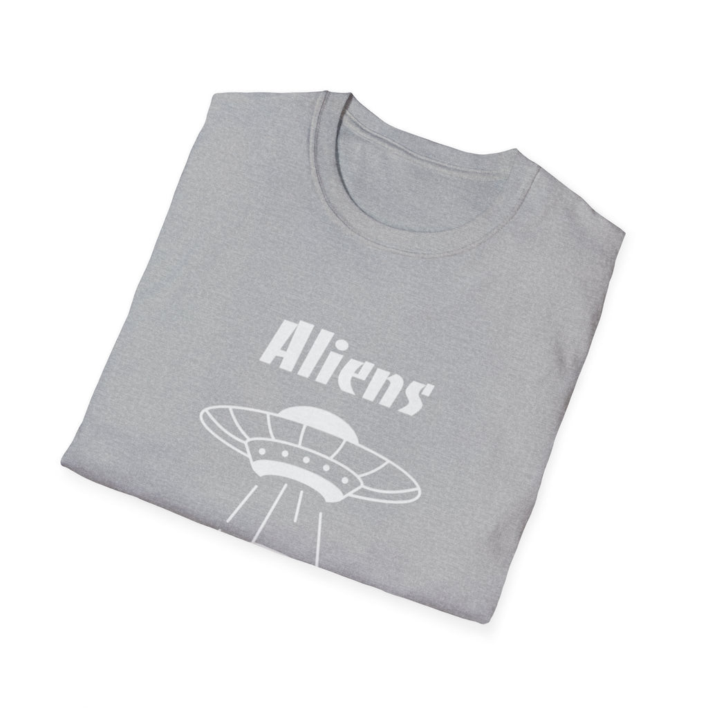 Aliens Exist T-Shirt | UFO Cow Abduction Graphic