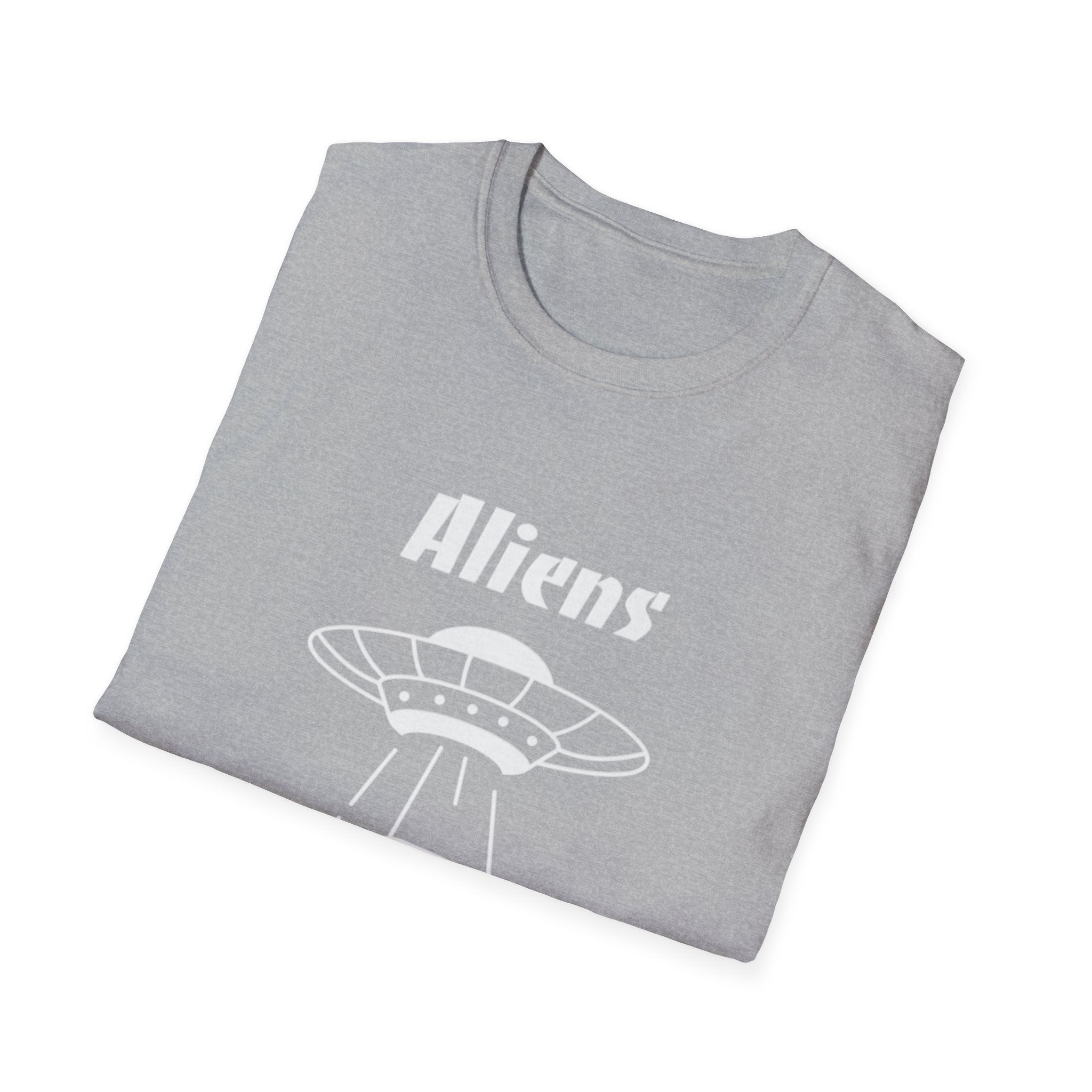 Aliens Exist T-Shirt | UFO Cow Abduction Graphic