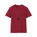 Compass Pines t-shirt | North South East West forest logo