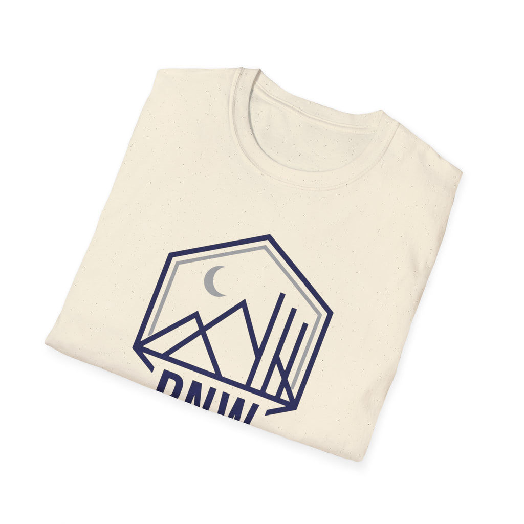 PNW Mountains Tee | Pacific Northwest camping badge