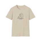 Professional Camper T-Shirt | Minimal Line Art Camping Design