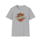 Seek The Wild emblem T-shirt | outdoor adventure badge design