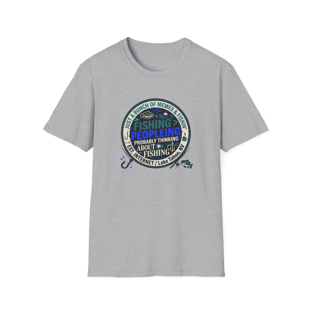 Fishing Peopleleing Probably Thinking About Fishing T-Shirt | Fishing Graphic Tee