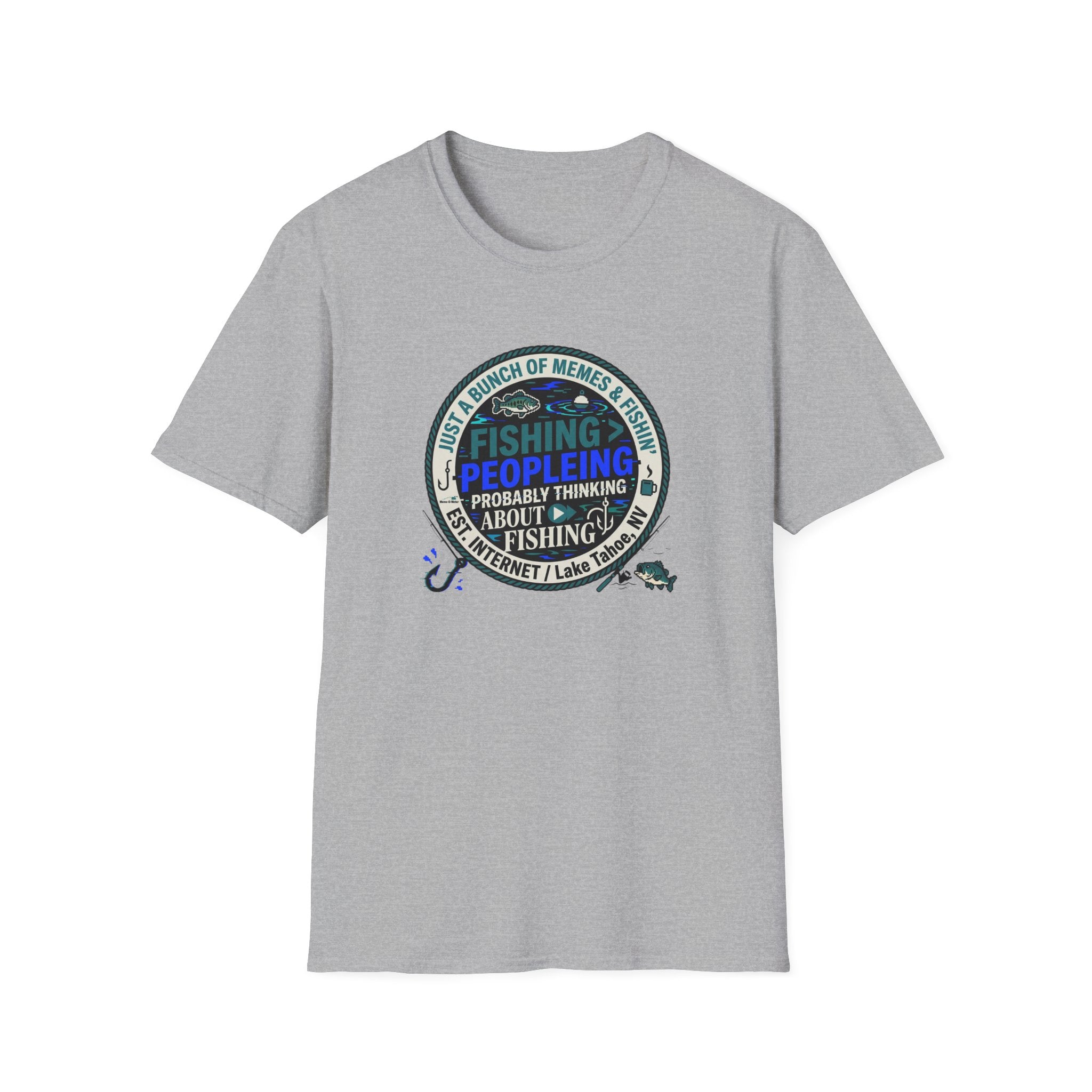 Fishing Peopleleing Probably Thinking About Fishing T-Shirt | Fishing Graphic Tee