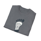 Leave No Trace footprint T-Shirt | Hiking mountain print