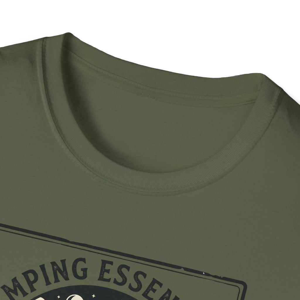 Camping Essentials Close Enough T-Shirt | Tent Forest Camping Shirt
