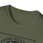 Camping Essentials Close Enough T-Shirt | Tent Forest Camping Shirt