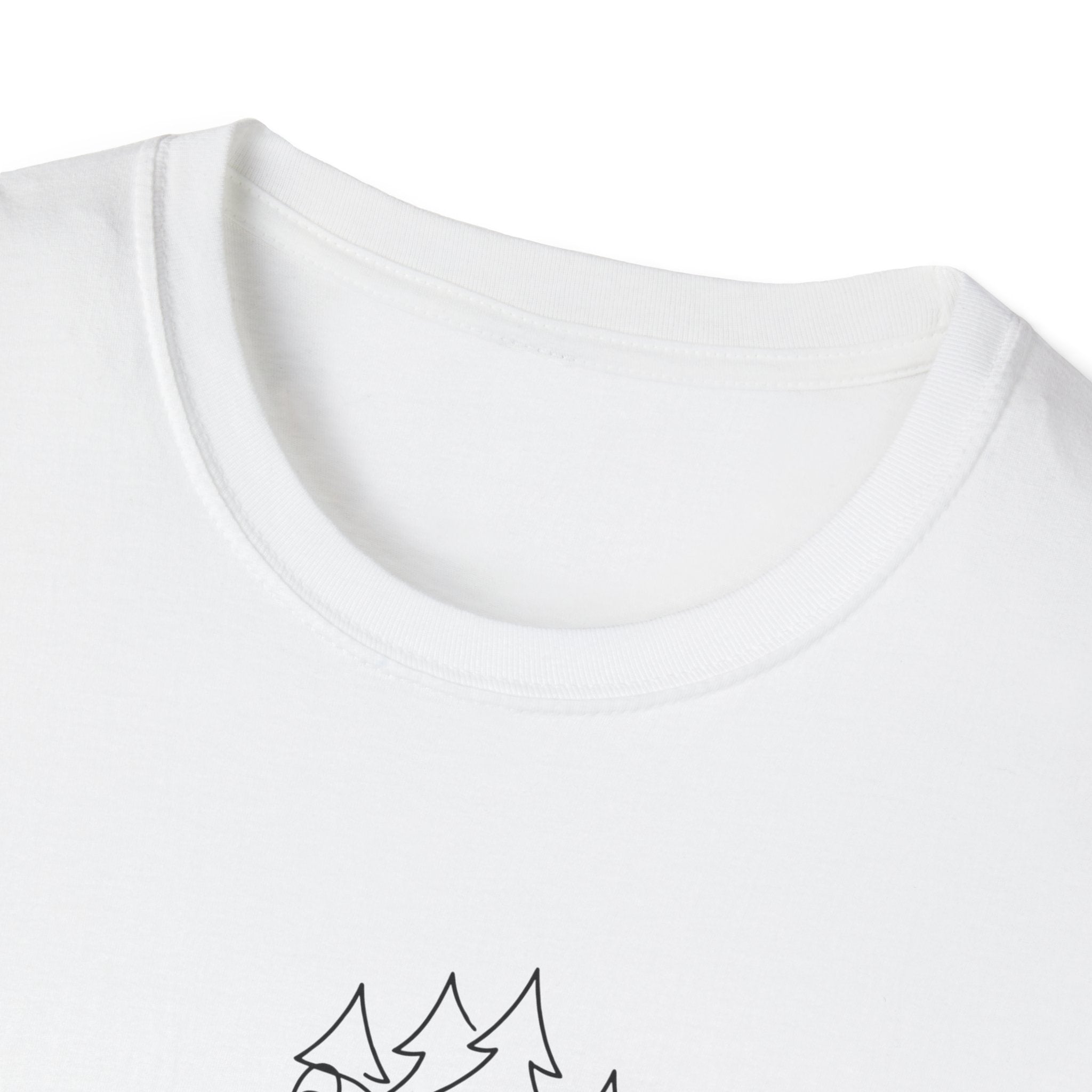 Professional Camper T-Shirt | Minimal Line Art Camping Design