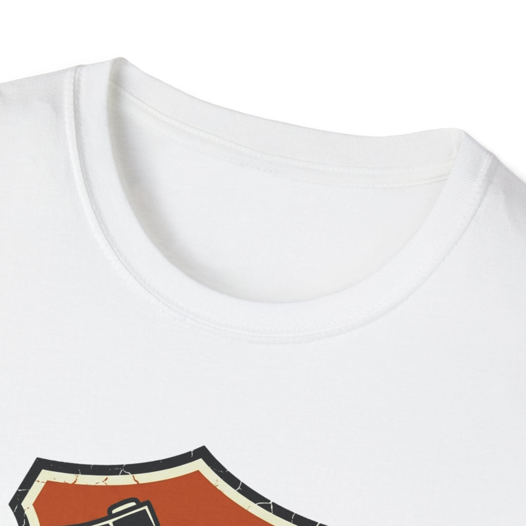 Seek The Wild emblem T-shirt | outdoor adventure badge design