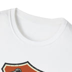 Seek The Wild emblem T-shirt | outdoor adventure badge design
