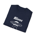 Aliens Exist T-Shirt | UFO Cow Abduction Graphic