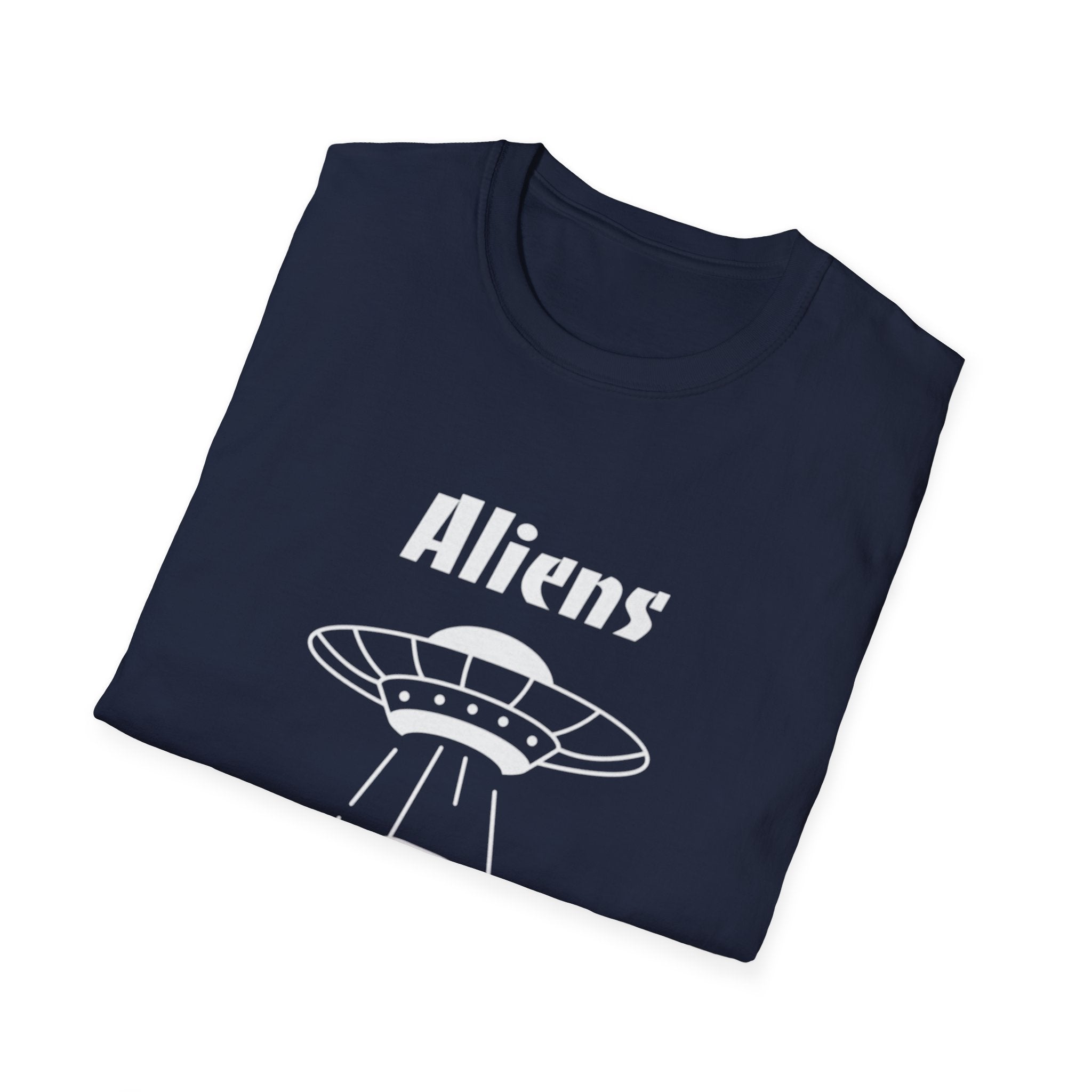 Aliens Exist T-Shirt | UFO Cow Abduction Graphic