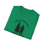 Social Distancing Since 1958 T-Shirt | Bigfoot Sasquatch Graphic