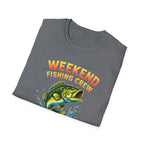 Weekend Fishing Crew T-Shirt | Bass Fish Illustration, Angler Tee