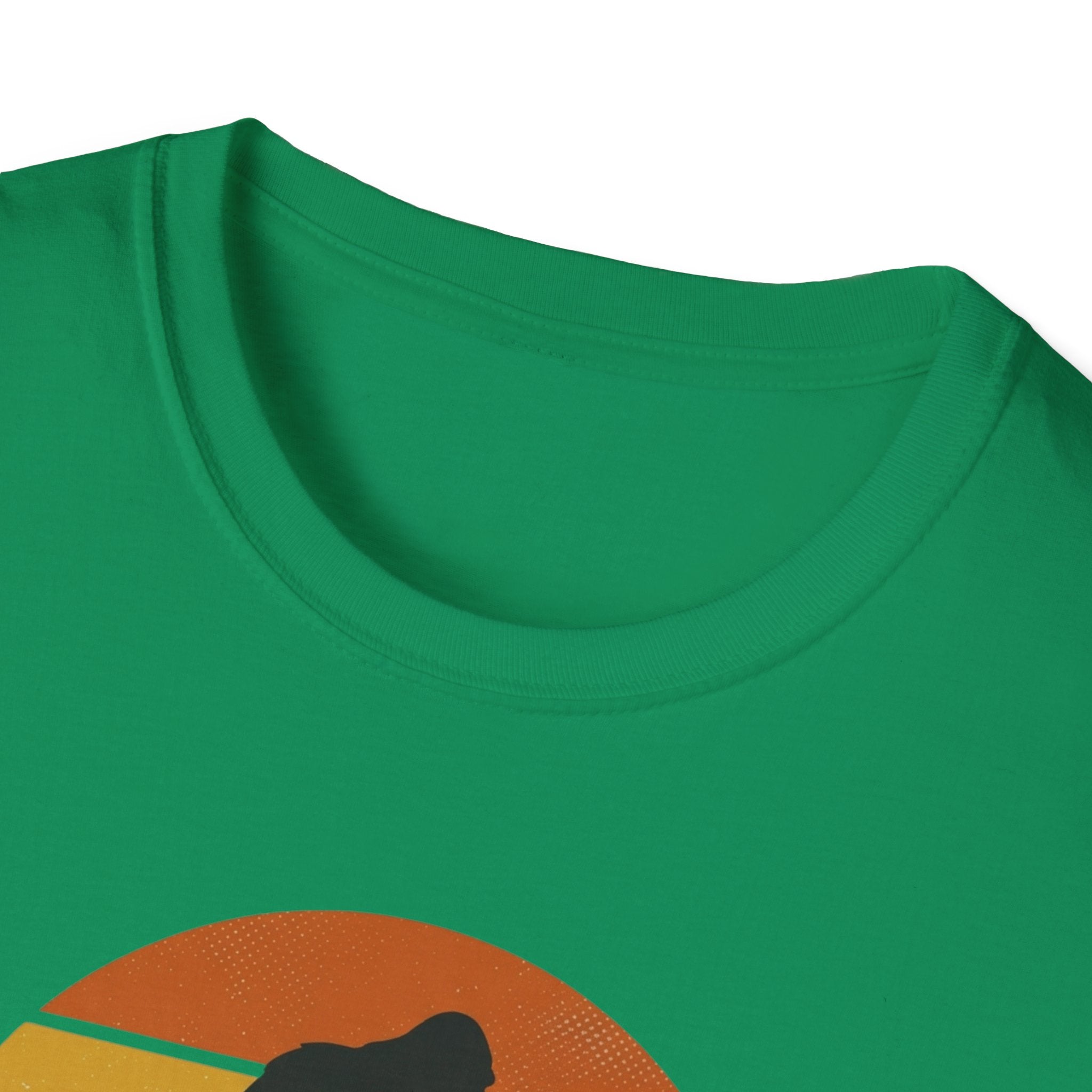 Bigfoot Silhouette Sunset T-Shirt | Retro Sasquatch Design