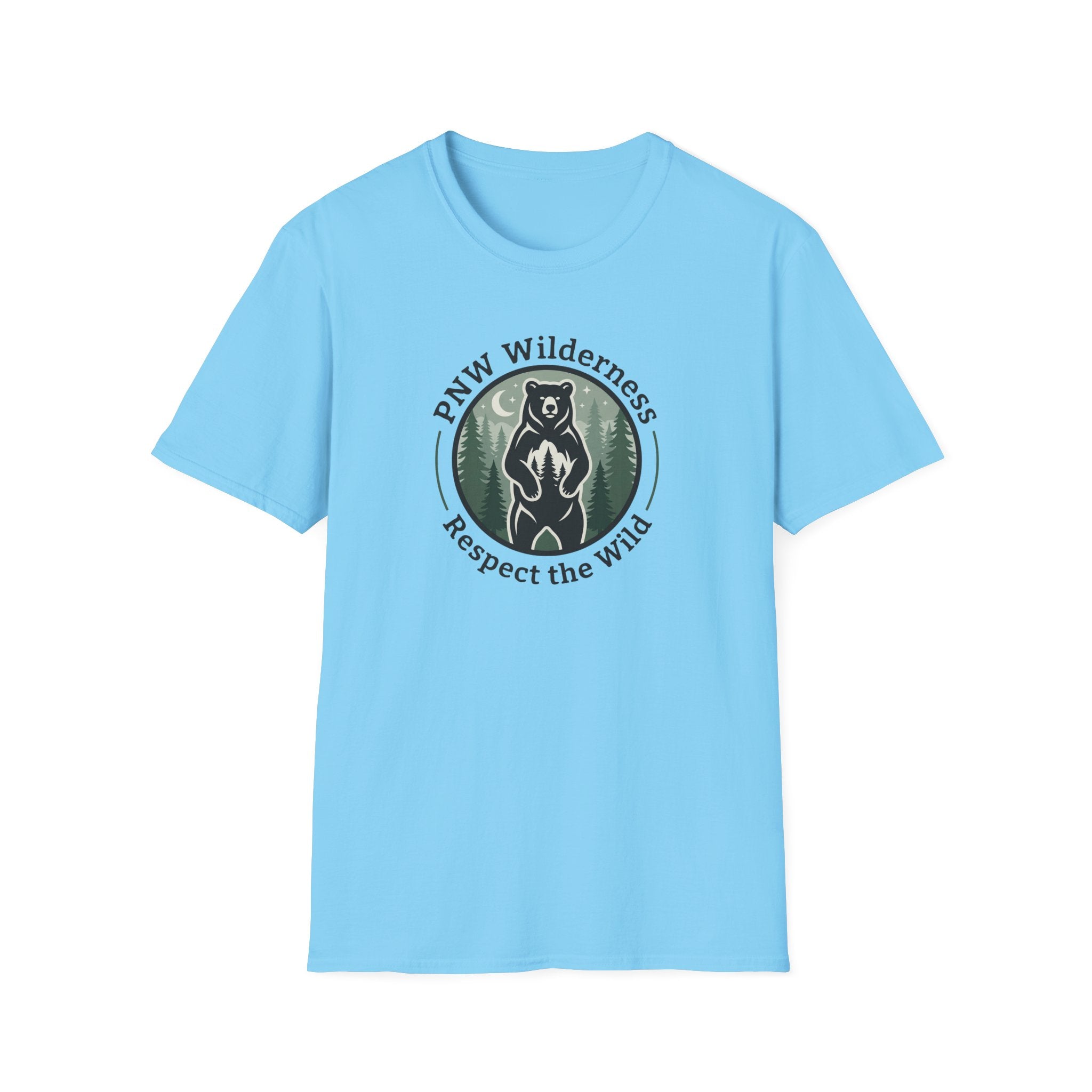PNW Wilderness Bear Emblem T-Shirt | Respect the Wild