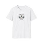 Camp Club We Tried T-Shirt | Camping Badge, Mountains & Pine Trees