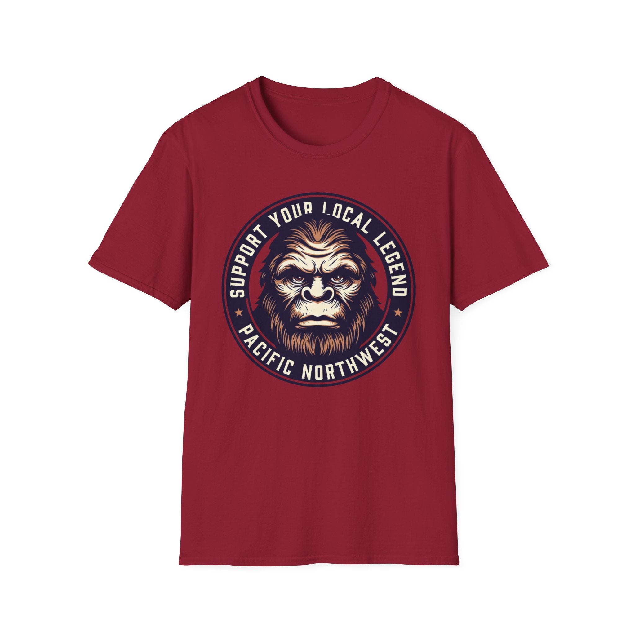 Support Your Local Legend Bigfoot T-Shirt | Pacific Northwest Sasquatch Tee