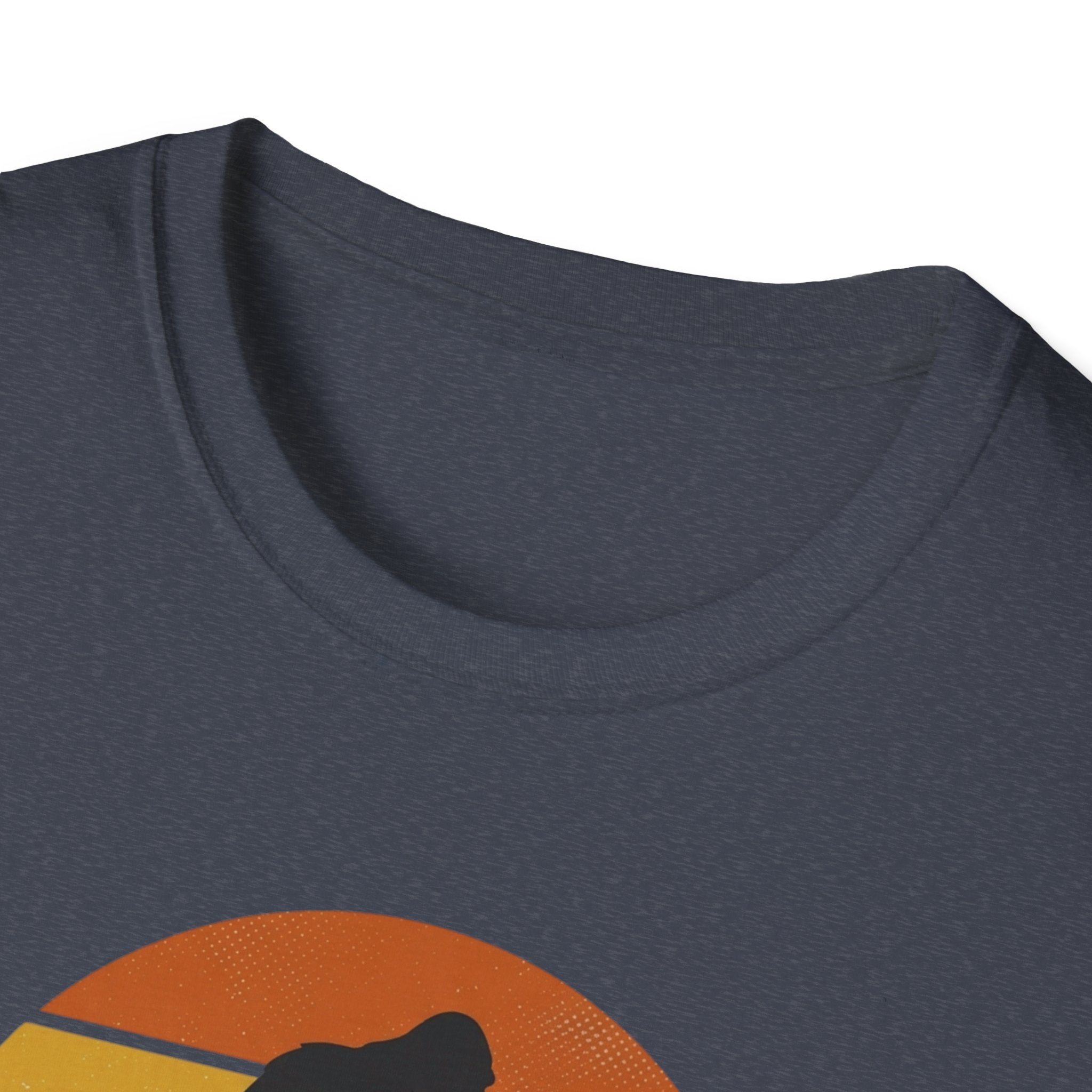 Bigfoot Silhouette Sunset T-Shirt | Retro Sasquatch Design